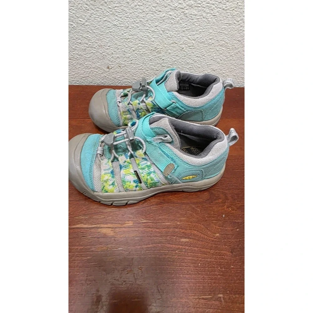 Keen Kids Newport H2 Sandals Size‎ 2 M Turquoise Gray Washable Performance